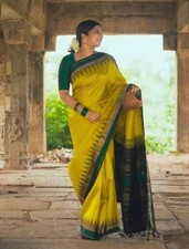 Bridal Banarasi Silk Sari Blouse Designer Ethnic Bollywood South Indian Saree