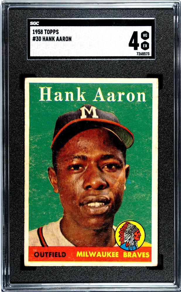 1966 Topps Hank Aaron #500 SGC 6