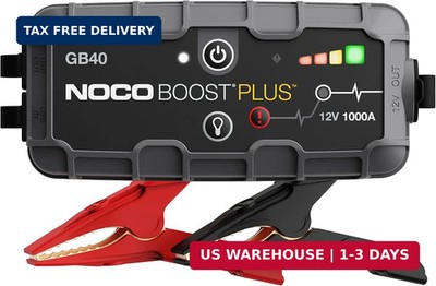 NOCO Boost GB40: 1000A UltraSafe Jump Starter - 12V Lithium Battery Booster Pack