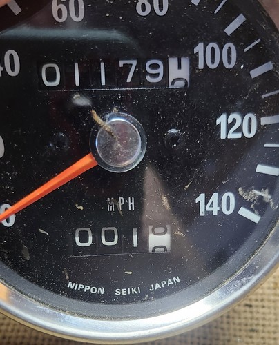 Nippon Seiki Japan Vintage Speedometer Gauge 140mph Tested - Picture 2 of 5