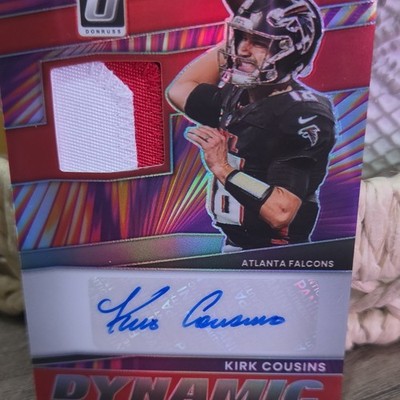 2025 Panini Donruss Optic - Dynamic Patch Auto Kirk Cousins #DPA-KC /35