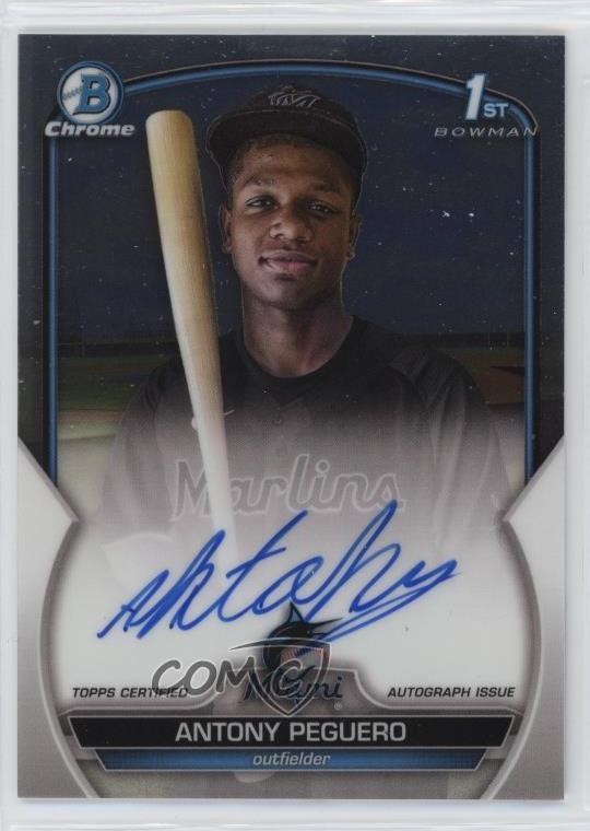 2023 Bowman Chrome Prospect Auto Antony Peguero #CPA-AP Auto 1k9t