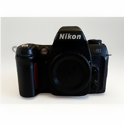 Nikon N80 35mm SLR Film Camera Body Only Auto/Manual Focus Black