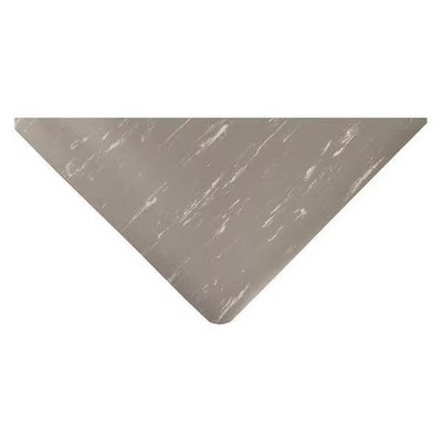 Condor 6Fhd2 Antifatigue Mat, 5 Ft. L X 3 Ft. W, 1/2'' Thickness, Vinyl, Marble,