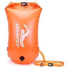LeKaufen Swim Buoy for Open Water Swim Safety Float Waterproof Dry Bag Swim ...