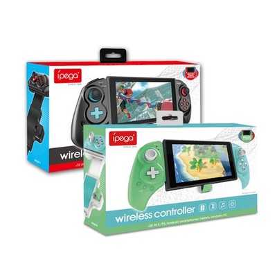 Switch NS BT Controller Retractable Grip Vibration Six-Axis for Android PS3 PC