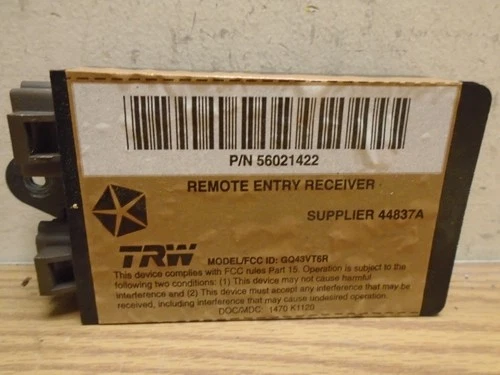 1994-1997 Dodge Ram Van Keyless Entry Remote Fob Receiver OEM 56021422 - product listing photo