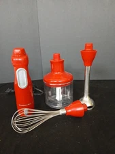 KitchenAid 9 Speed Electric Hand Blender, Immersion, Red,  Tested works