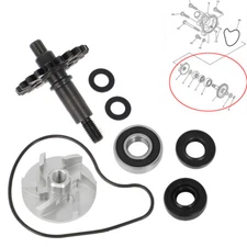 Water Pump Impeller Shaft Gear Kit Seal Bearing For Yamaha YZ250 5NL-12459-00-00
