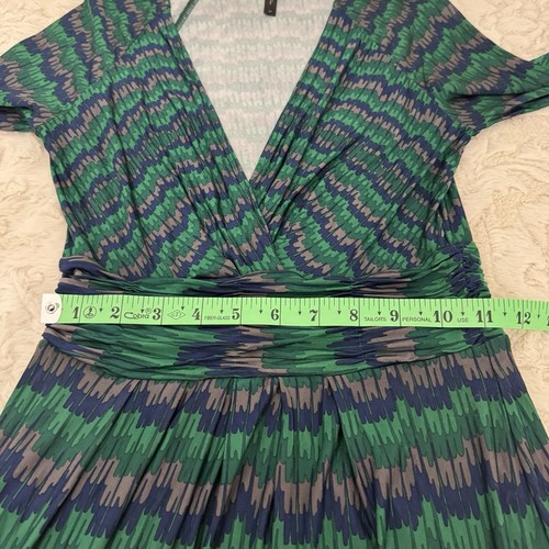 BCBG Max Azria Long Sleeved Contemporary A-Line Dress Stretchy Holiday XS - Picture 5 of 7