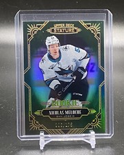 2020-21 Upper Deck Stature Green #137 Nicolas Meloche San Jose Sharks RC ROOKIE