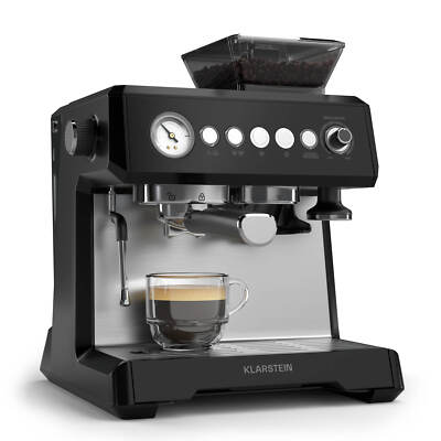 Espressomaschine Siebträgermaschine mit Mahlwerk 20 Bar 1.350 W 2,3l Wassertank