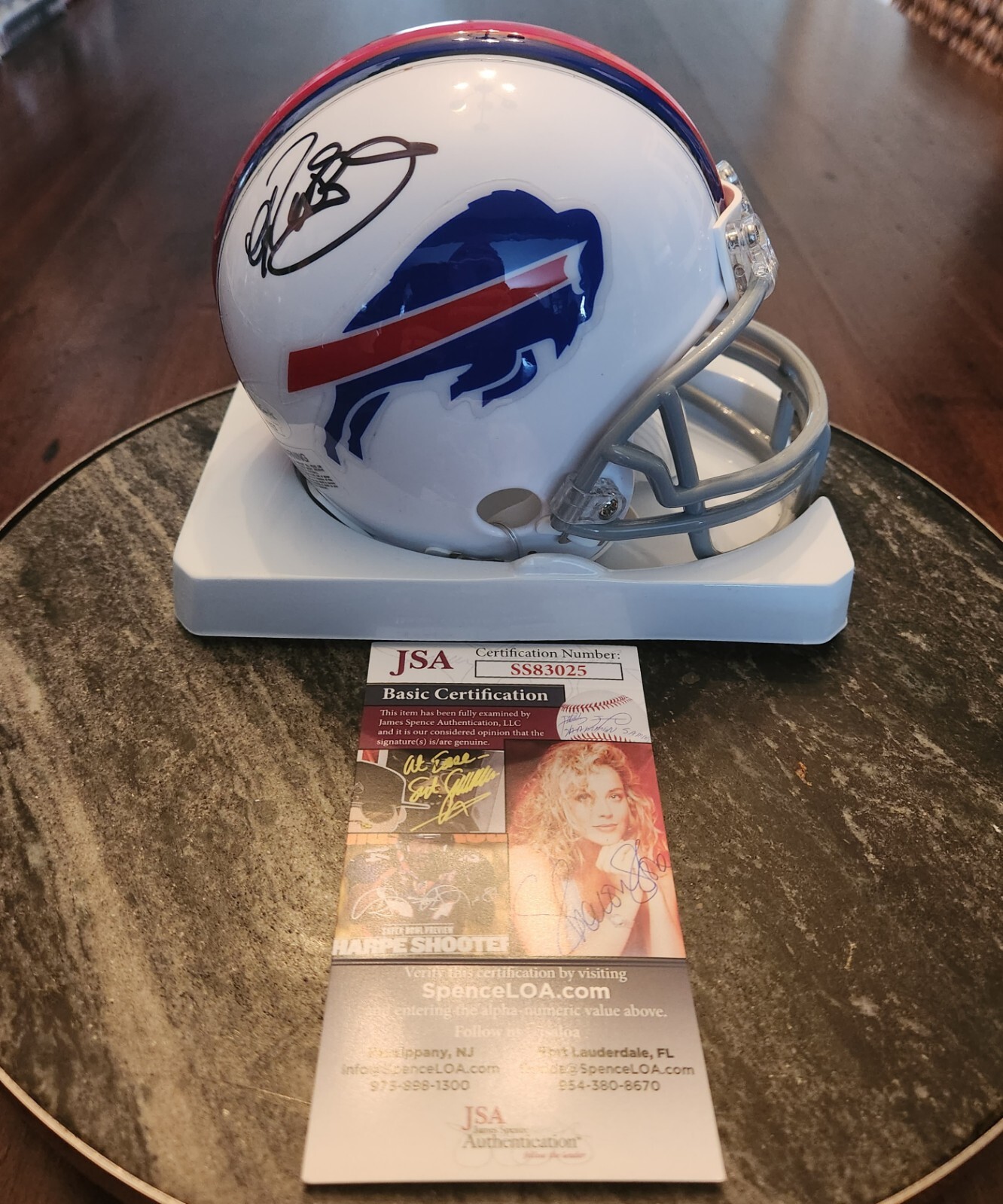 Andre Reed Autographed Signed Buffalo Bills / Mini Helmet () *JSA COA* 