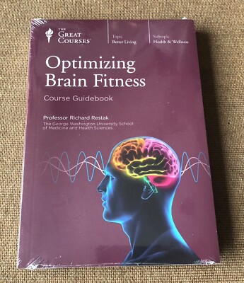 2011 Great Courses Optimizing Brain Fitness Health Wellness DVD & Guidebook New