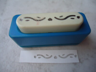Wavy with Heart Border Paper Punch Takes Up 2  for each Punch Scrapbooking