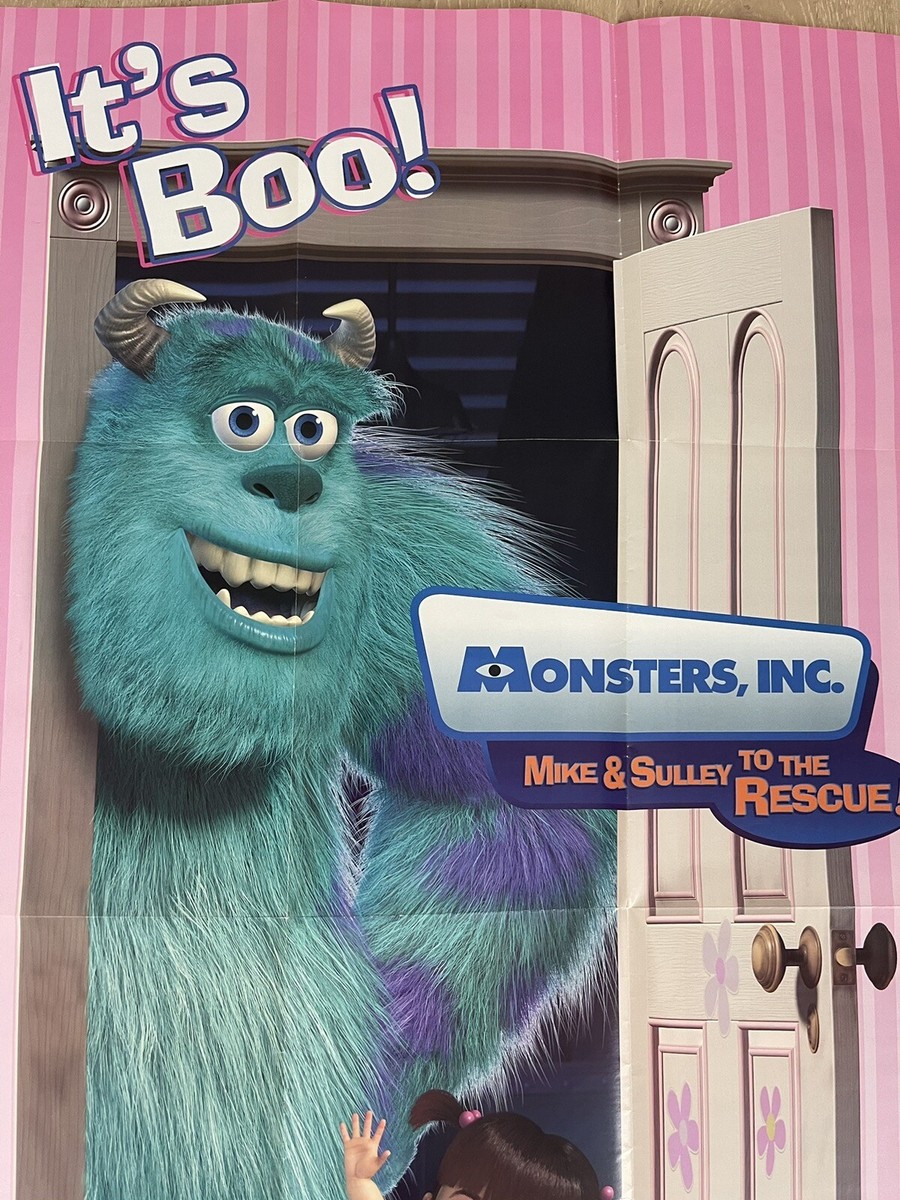 Monsters Inc. PROMO POSTER Disneyland 50th Anniversary - Mike