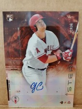 C.J. CRON 2014 Bowman Sterling Rookie Autograph #02/75