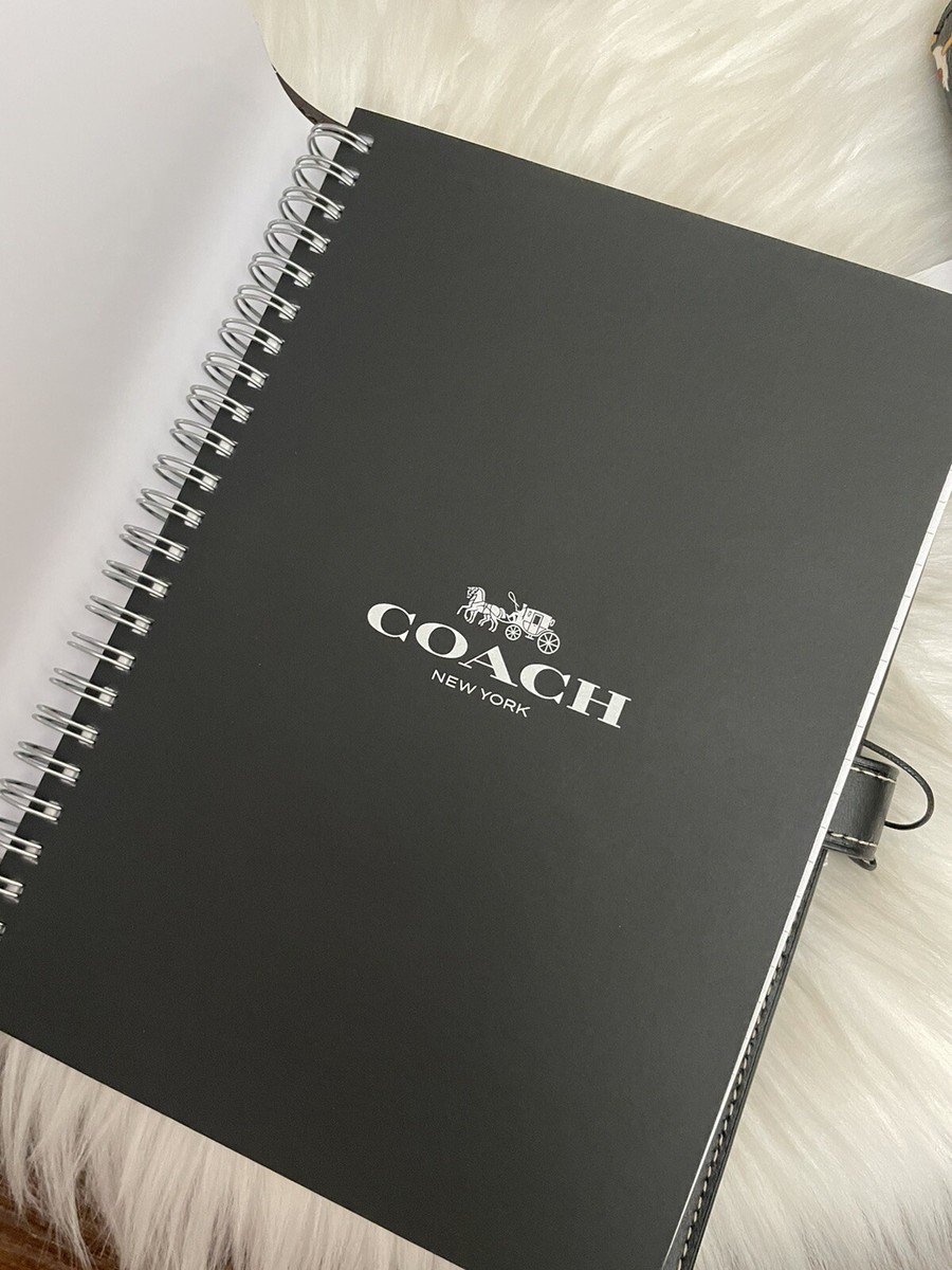 Coach CN571 Disney X Coach Notebook With Holiday Print Christmas