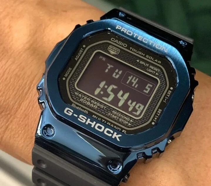 Casio G-Schock Standard Digital Bluetooth Blue -Half Metal GMW-B5000G-2DR