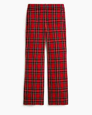 New! J Crew Kelsey Flare Pants Red Tartan Plaid Christmas NWT 10 12 14  BM376