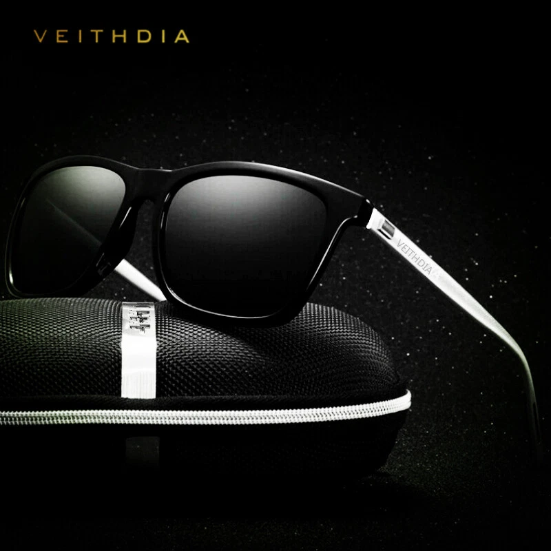 VEITHDIA Aluminum HD Polarized Photochromic Sunglasses Men Driving Sun Glasses - Image 3 of 4