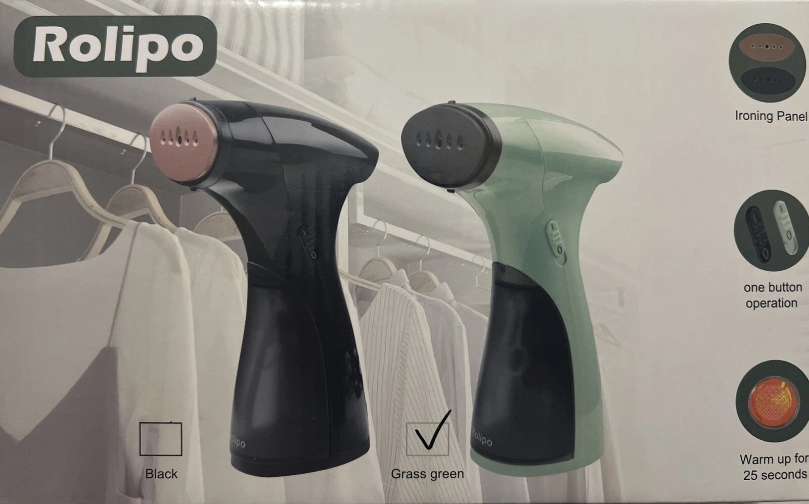 !*Ropilo clothes steamer*! GRASS GREEN