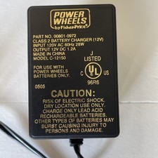 Power Wheels Battery Charger Class 2 12V 00801-0972 Model C-12150 Fisher Price
