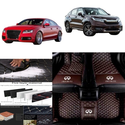 Custom For Infiniti Luxury Car Floor Mats Auto Liner Carpets All Weather Rugs - Imagen 6 de 27