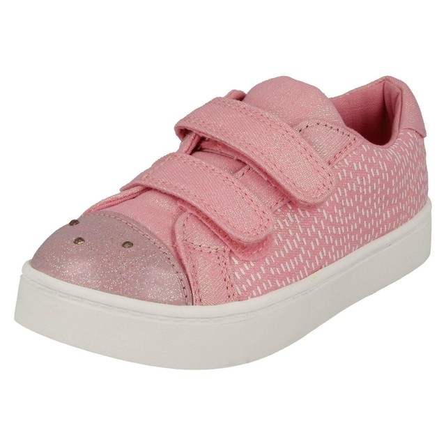 clarks girls canvas
