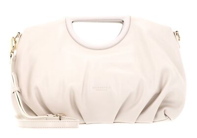 SEIDENFELT MANUFAKTUR Breen Big Clutch Handtasche Tasche Cotton Beige / Gold Neu