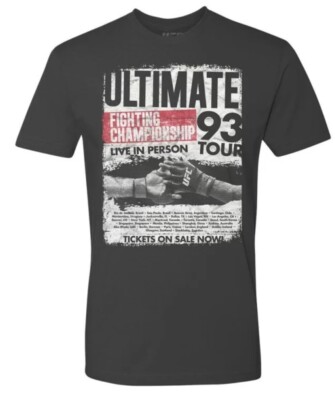 Men's UFC Unity Rocker T-Shirt - Heavy Metal Dark Gray Sz. M NEW | eBay