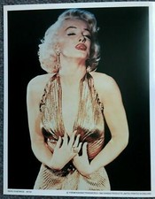 SUPER RARE!! 8x10 VINTAGE YOUNG SEXY MARILYN MONROE COLOR PUBLICITY PHOTO!!