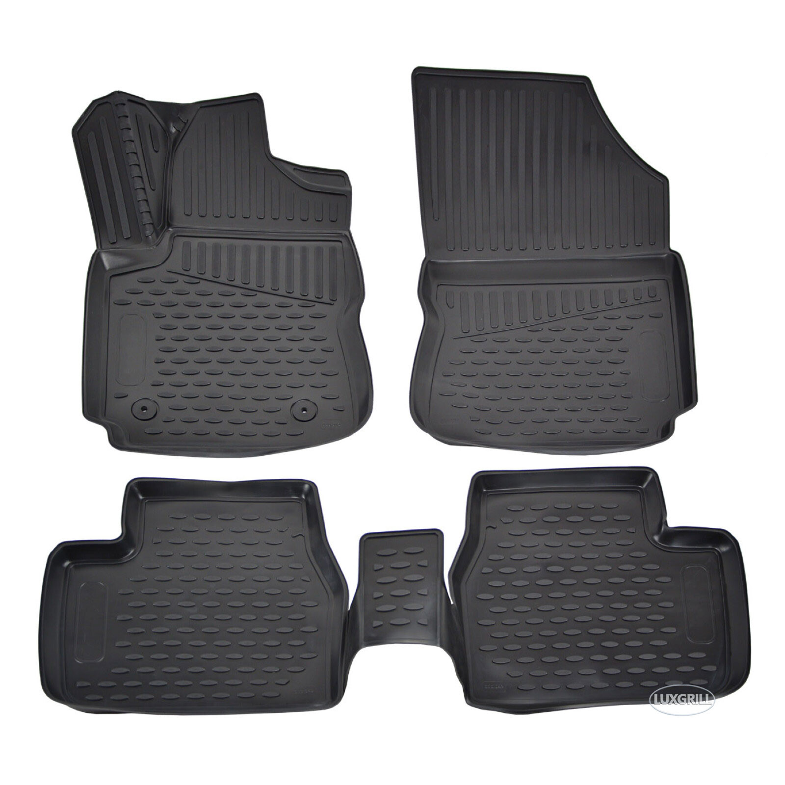 Tapis de sol en caoutchouc robuste noir pour C4 Cactus