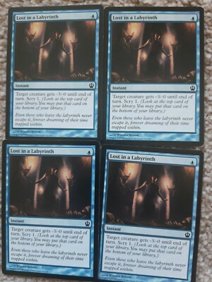 MTG 4 x Lost in a Labyrinth - Theros