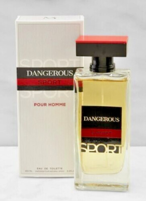 NEW! Dangerous Sport POUR HOMME 3.4 OZ EDT- SEALED UNOPENED! FREE GIFT!