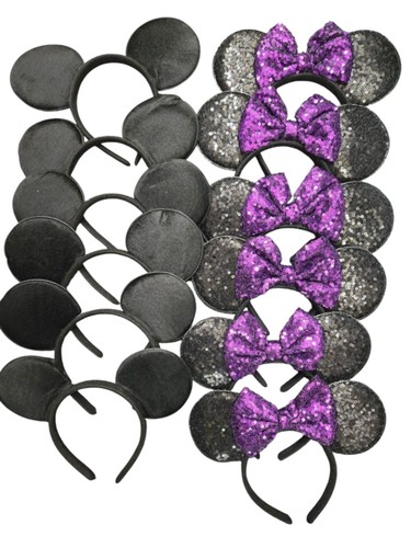 Set of 12 Minnie Ears, Disney Ears, Mickey Ears, Disney Theme Party, - 第 38/39 張圖片