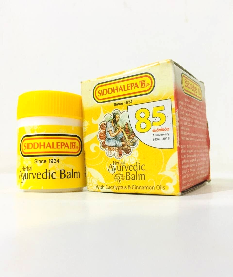 SIDDHALEPA Ayurvedic Herbal Balm 10g pack premium product in sri lanka