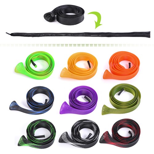 10 Pack Spinning Casting Fishing Rod Cover Fish Pole Sleeve Sock Glove Protector - Picture 5 of 12