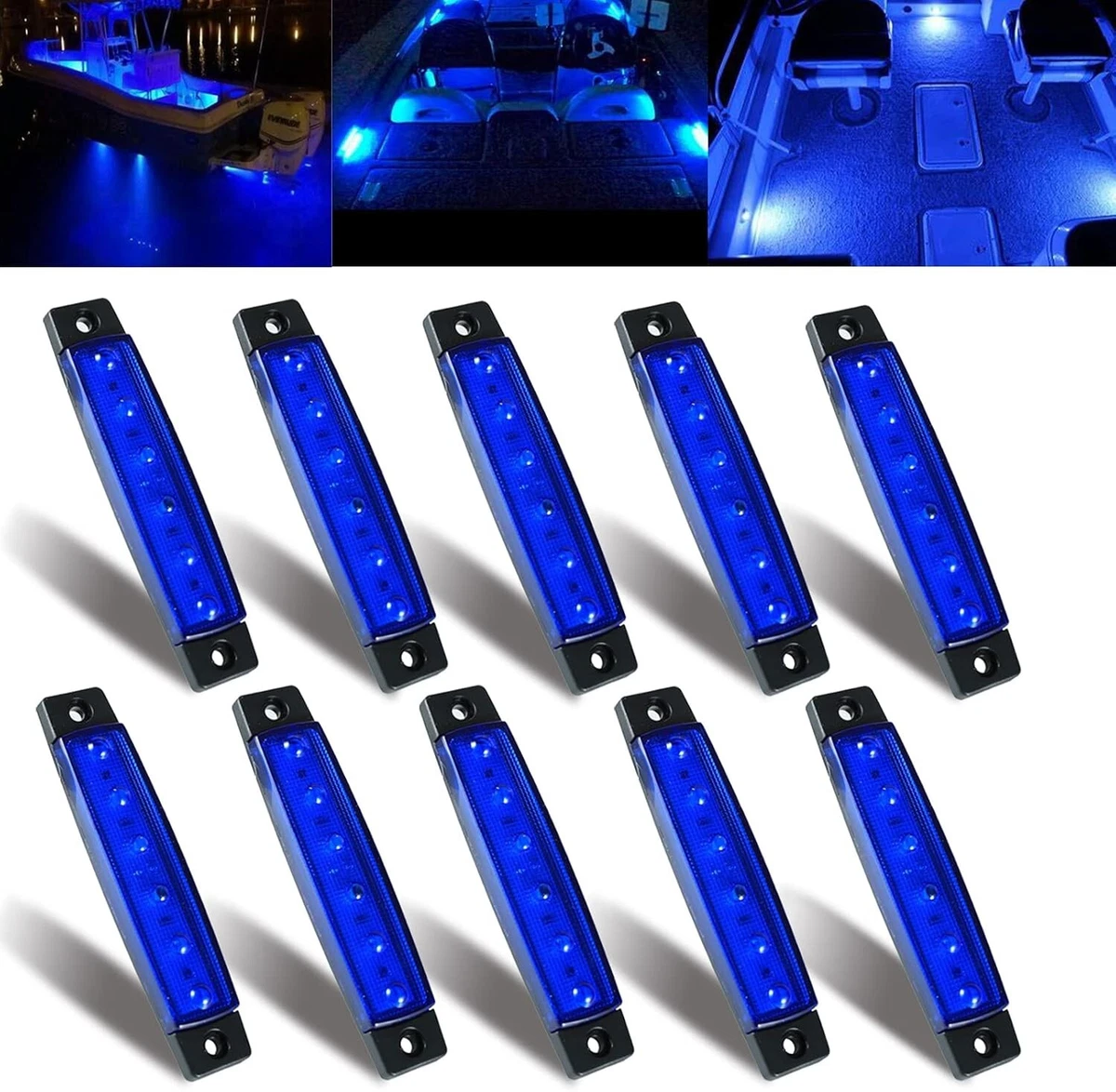 Fanali di navigazione in acciaio inox luce LED | Fanali di navigazione
