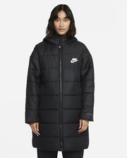 Size XS- Nike Sportswear Therma-FIT Repel Women's Hooded Parka Jacket, Black.