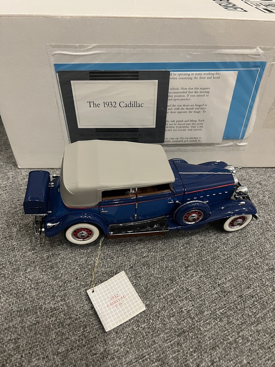 Franklin Mint-1932 Cadillac V-16 Blue-Red | eBay