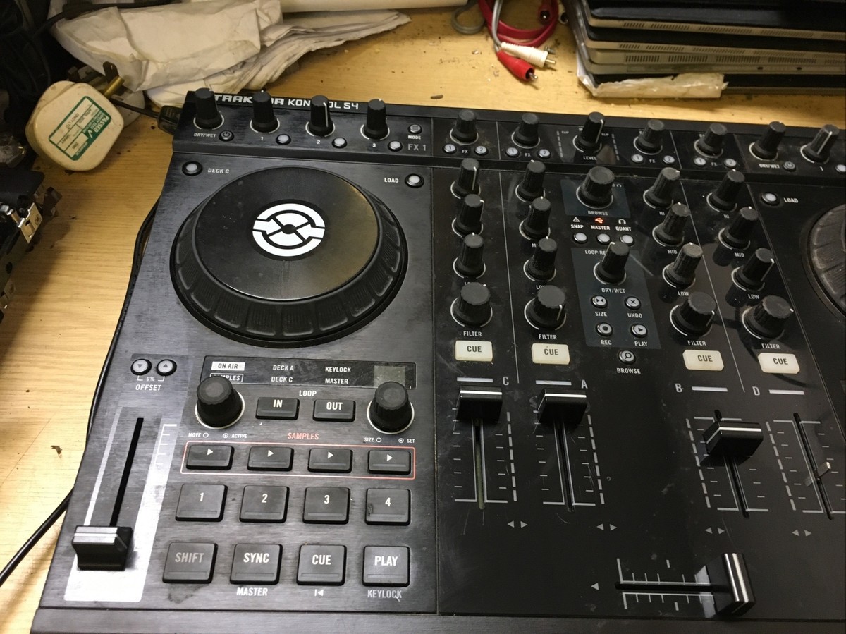 Native Instruments Traktor Kontrol S4 DJ controller -- NOT