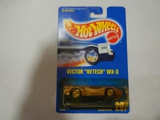 Hot Wheels Blue Card Vector Avtech WX-3 #207 (1)