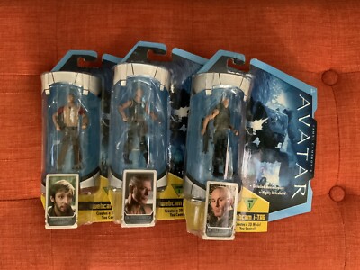 2009 Avatar Figure Lot Of 3 - Miles Quaritch, Norm Powell, Lyle Wainfleet