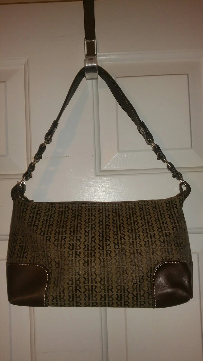 PEDRO ROGADO CANVAS & GENUINE LEATHER HOBO HANDBAG PURSE