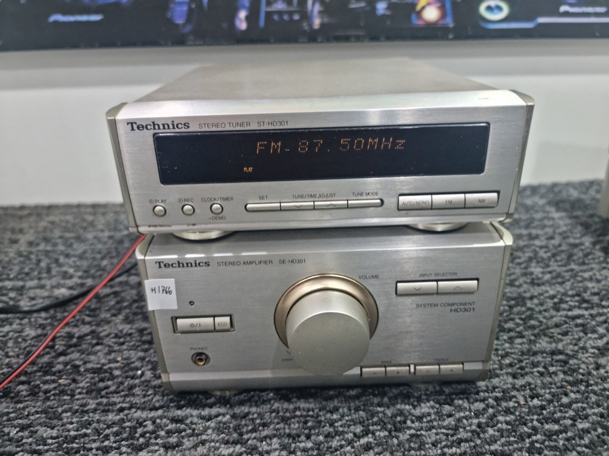 H1766 TECHNICS SE-HD301 Amplifier Amd ST-HD301 Tuner In Full