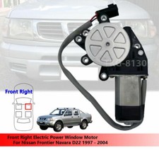 FR Electric Power Window Motor Use For Nissan Frontier Navara D22 1997 - 2004