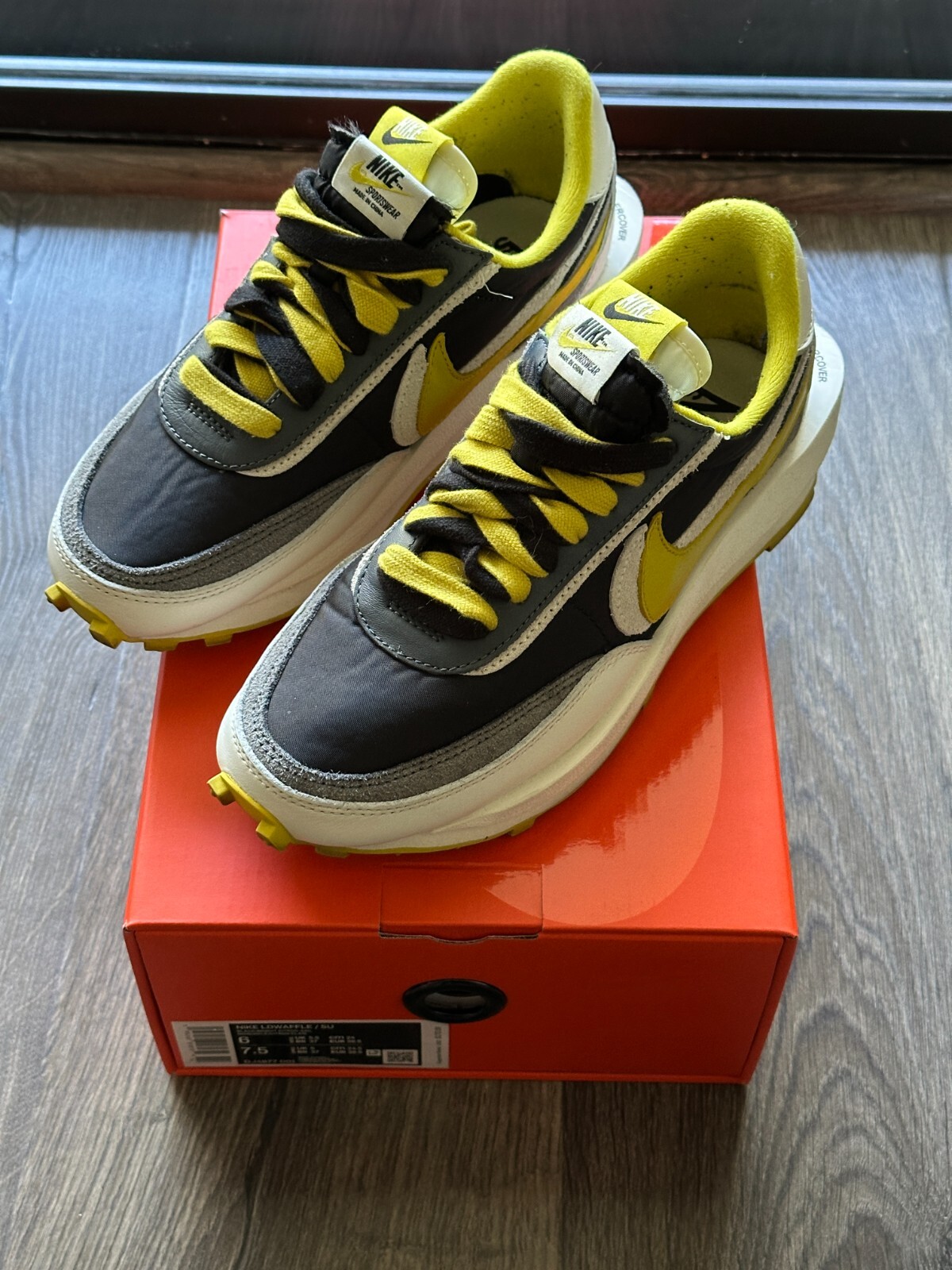 SACAI X NIKE Taglia 6 Nike sacai x Undercover x LDWaffle Bright Citron