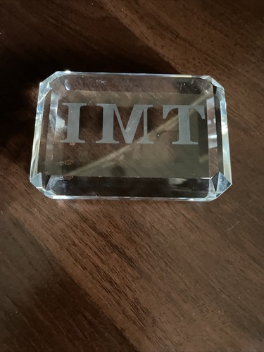SAKS FIFTH AVENUE LEAD CRYSTAL PAPERWEIGHT - TMI - Afbeelding 3 van 4