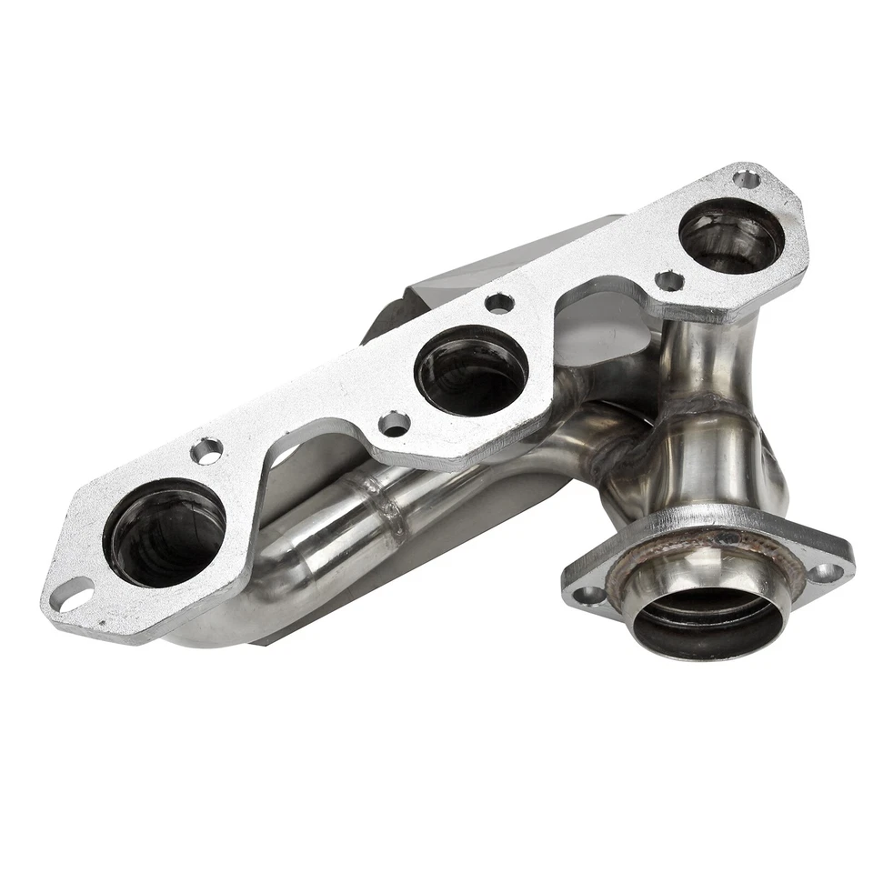 Stainless Steel Manifold Header w/Gaskets For Jeep Wrangler JK 2007-2011 3.8 V6 - Image 2 of 4